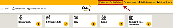 Header bkkfamilyplus.de Navigationspunkt Erklärung zur Barrierefreiheit
